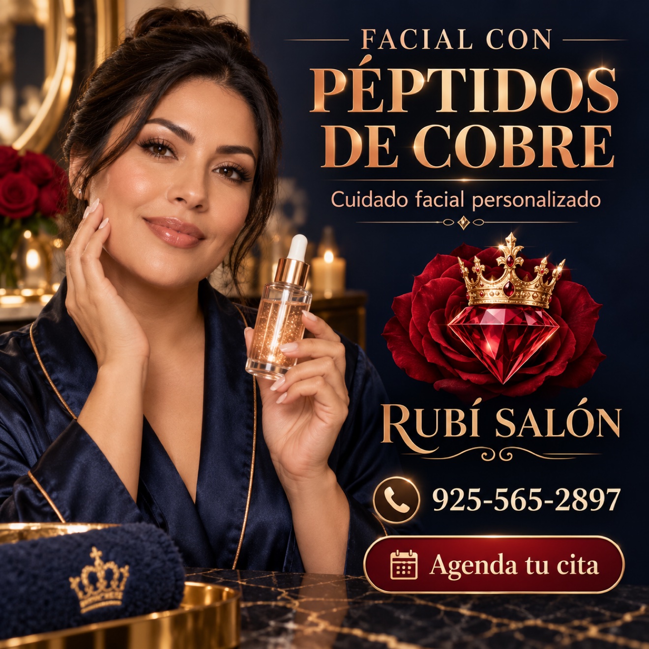 Facial con Péptidos de Cobre